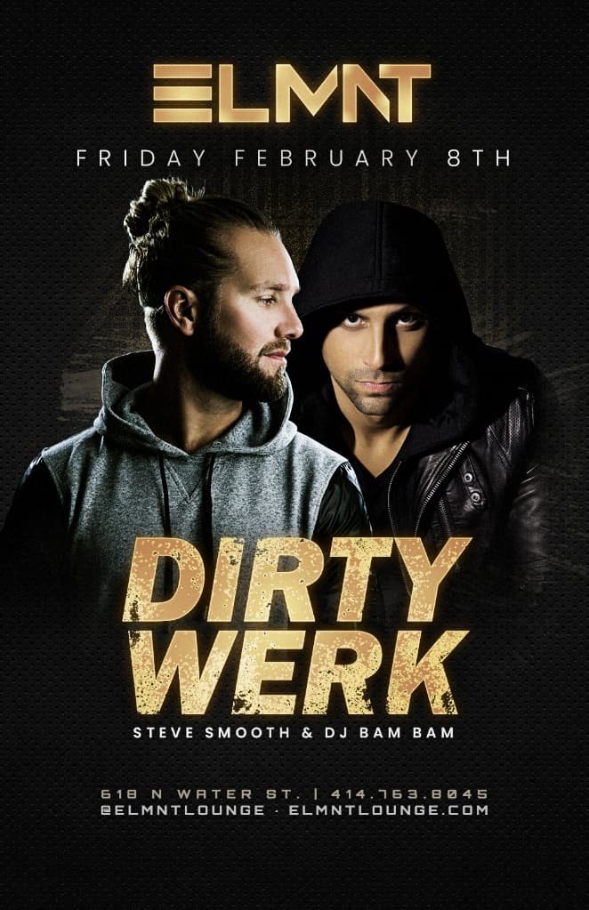 Hey Milwaukee, let's do this Friday at ELMNT Lounge with me &amp; my homie <a href="/DJSteveSmooth/">Steve Smooth</a>!