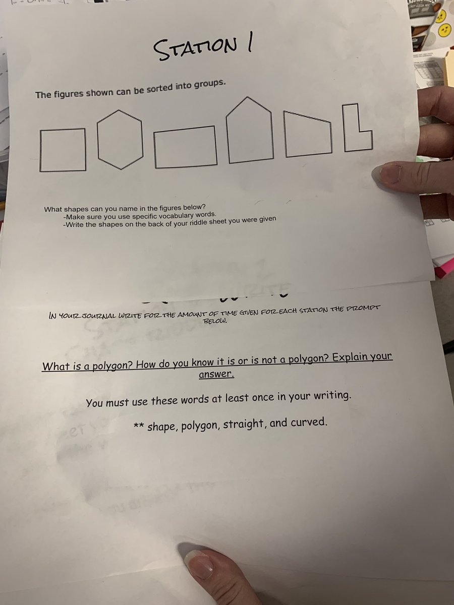 Yesterday’s CTC put into action today! 😳😁 Geometry is all about classifying and our 3rd grade team is upping their critical writing game!  #realworkctc #wecanandwewill #gettingnerdywithit <a href="/aschmidt529/">Ashley Schmidt</a> @MrsRubio3 @jensmith207 <a href="/andreapatrick/">Andrea Patrick</a>