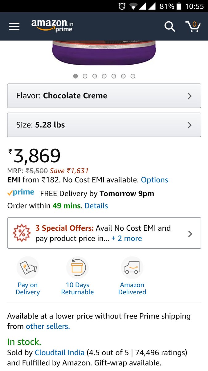 nsindrajith7's tweet image. #CloudtailIndia live again in @amazonIN! Seen selling with 999+ stock (checked availability through amazon b2b account) on most products meaning they will continue to sell! How can this happen?@DIPPGOI @AIOVA3