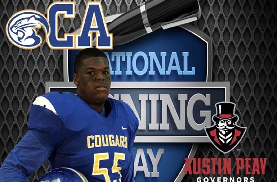 clarksvillenow's tweet photo. #NationalSigningDay: Clarksville Academy’s Moody signs with Austin Peay @ESPNClarksville https://t.co/7ZJyFmZ1BH https://t.co/HUSR0YXbFB