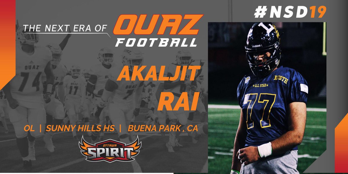 OUAZFootball's tweet photo. “Awesome addition to our offensive line out of Southern California. Great size and the frame to get even bigger. Can’t wait for him to get to AZ!” -Coach King, Asst. Offensive Line Coach #WeAreOUAZ #FangsOut19 #WelcomeHome #FootballFamily https://t.co/7lyQGbSJWm