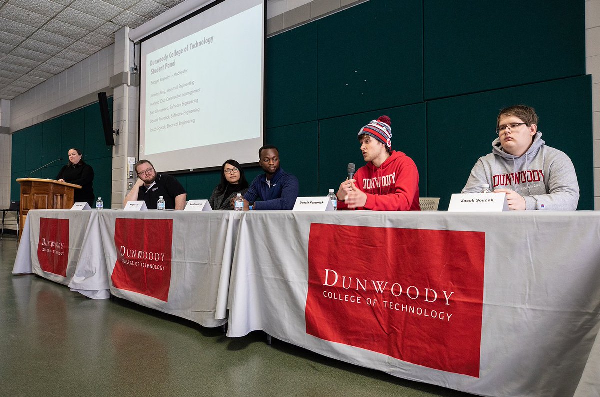 dunwoodycollege's tweet photo. We really enjoyed sharing the Dunwoody experience with area high school counselors today. Thank you to our terrific students who shared their own stories about why they chose Dunwoody! Our next Open House is Tuesday February 12, from 3-7 p.m. RSVP here: https://t.co/s5EW0PDr7m https://t.co/ICuhudgs1O