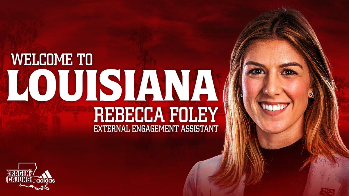 RaginCajuns's tweet photo. 🤟 Welcome to Louisiana (again), @becfoley!
The former @RaginCajunsSOC student-athlete will be serving as an External Engagement Assistant while pursuing her MBA on campus.
👋 Say hello if you see her at an event or game!
#GeauxCajuns ⚜️ https://t.co/gMNhYejO3U