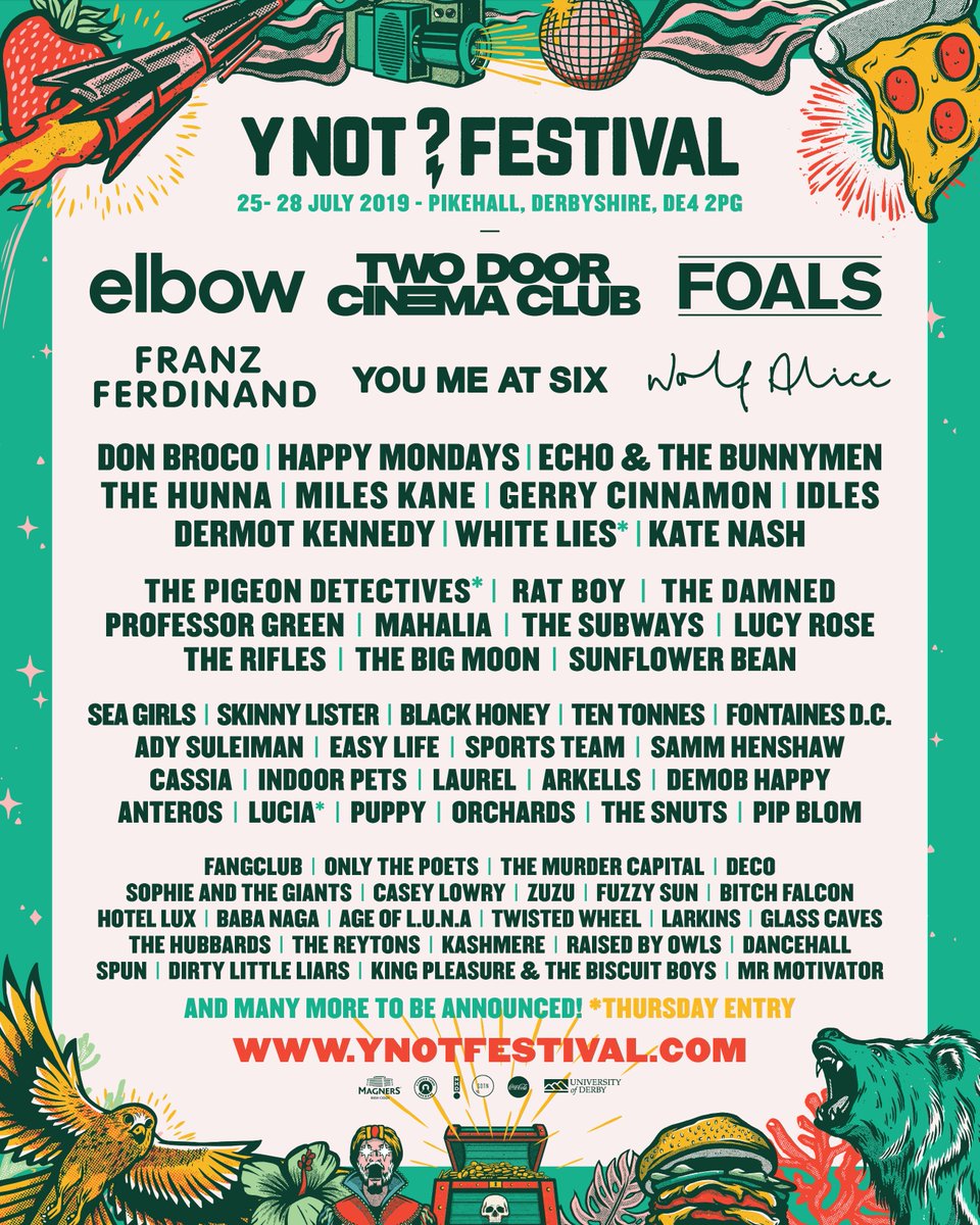 TheSnuts's tweet photo. Y Not Festival, Pikehall.

26th-28th July.

https://t.co/Ctmrogyyoy https://t.co/DhUqLNebCJ