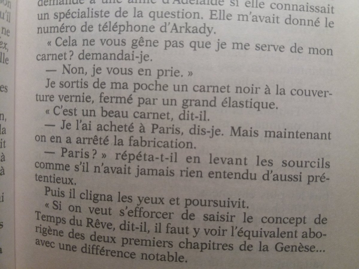 "Cela ne vous gêne pas que je me serve de mon carnet ?"
Bruce Chatwin, Le Chant des pistes