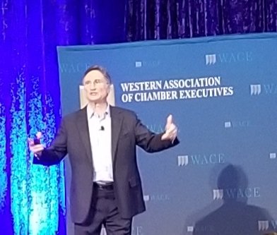 LethChamber's tweet photo. #DougLipp telling the conference about leadership magic and how change can be uncomfortable but necessary for growth. #WACE19 https://t.co/upOqilLBHG