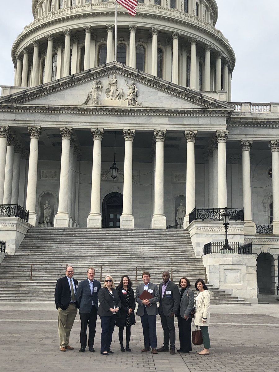 NAIOPRD's tweet photo. Chapter Leadership are wrapping up a great visit to DC for #cllr19 with Capitol Hill visits to discuss legislative issues facing the #cre industry. https://t.co/EVEl9JMHGU