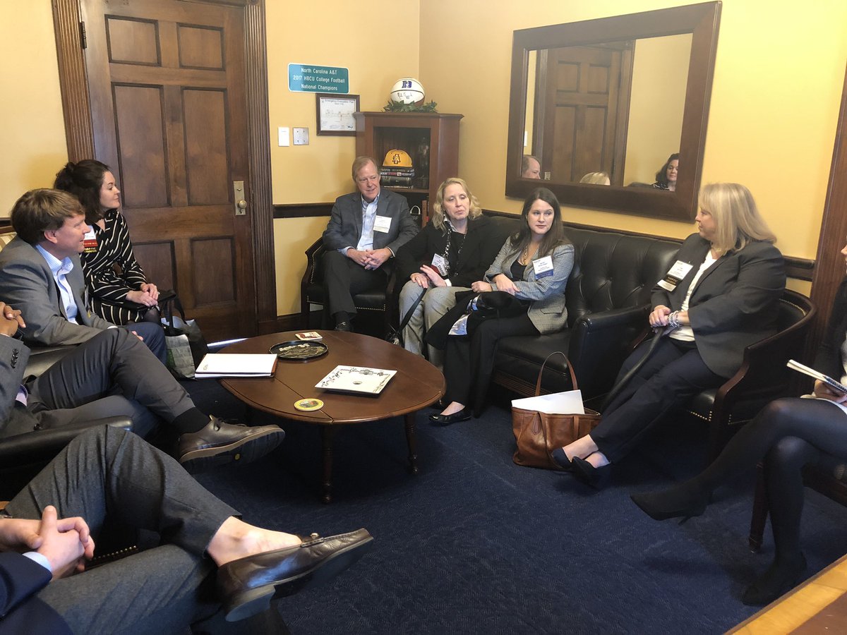 NAIOPRD's tweet photo. Chapter Leadership are wrapping up a great visit to DC for #cllr19 with Capitol Hill visits to discuss legislative issues facing the #cre industry. https://t.co/EVEl9JMHGU