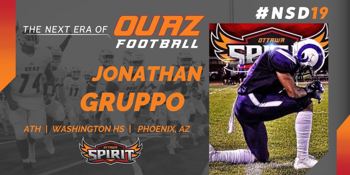 OUAZFootball's tweet photo. “Jonathan is a great young man with incredible strength and quickness. He is a great teammate with a will to compete and be successful both academically and athletically.” -Coach Moseley, Recruiting Coordinator #FangsOut19 #WeAreOUAZ #WelcomeHome #FootballFamily https://t.co/kNe6N6LVKd