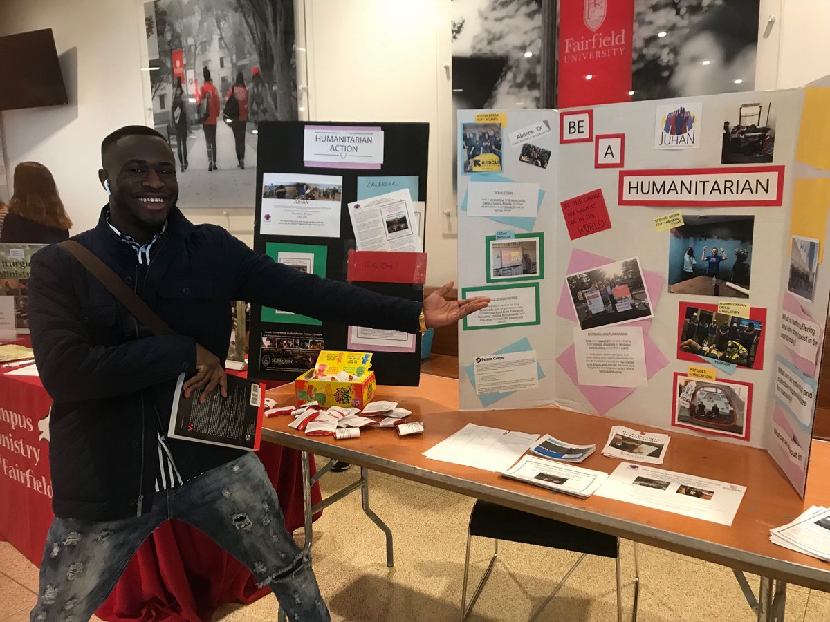 FairfieldCSI's tweet image. Stop by the JUHAN at the activities fair