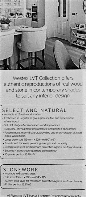 HertfordFloor's tweet photo. If U didnt believe us about @WestexCarpets having their own vinyl,WELL here is some info.@HertfordFloor #lvtcollection #middletohighend #vinylflooring #authenticreproductions #selectandnatural #realwooddesigns #realstonedesigns #bathroomflooring #kitchenflooring #patternrepeat https://t.co/zPBGO4tQR2