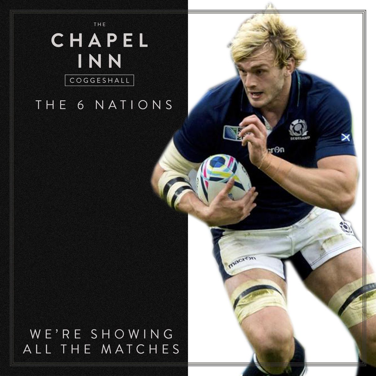6 NATIONS - We'll be showing all the 6 Nations games LIVE! Join us this Saturday 9th for Scotland vs Ireland at 1415 and Italy vs Wales 1645