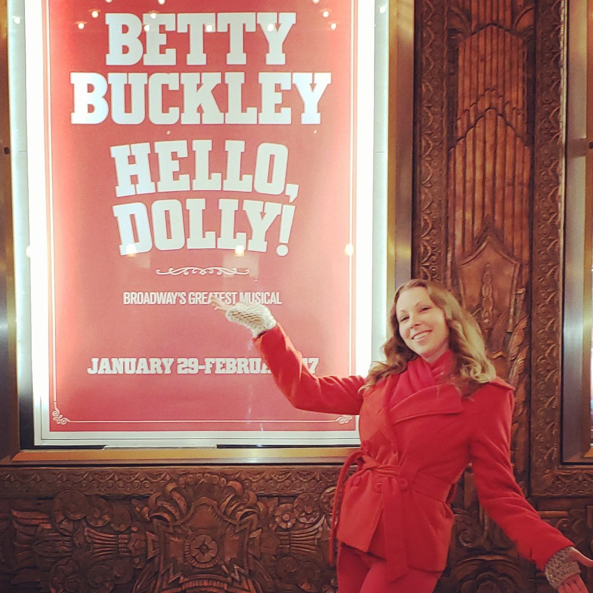 #inspired by the incredible #broadwaylegend @BettyBuckley still rocking it 8 shows a week in @HelloDollyBway @Pantages Betty you're amazing! High five from your girl JDay! #greattheatre #jdayworld #nightoutinla