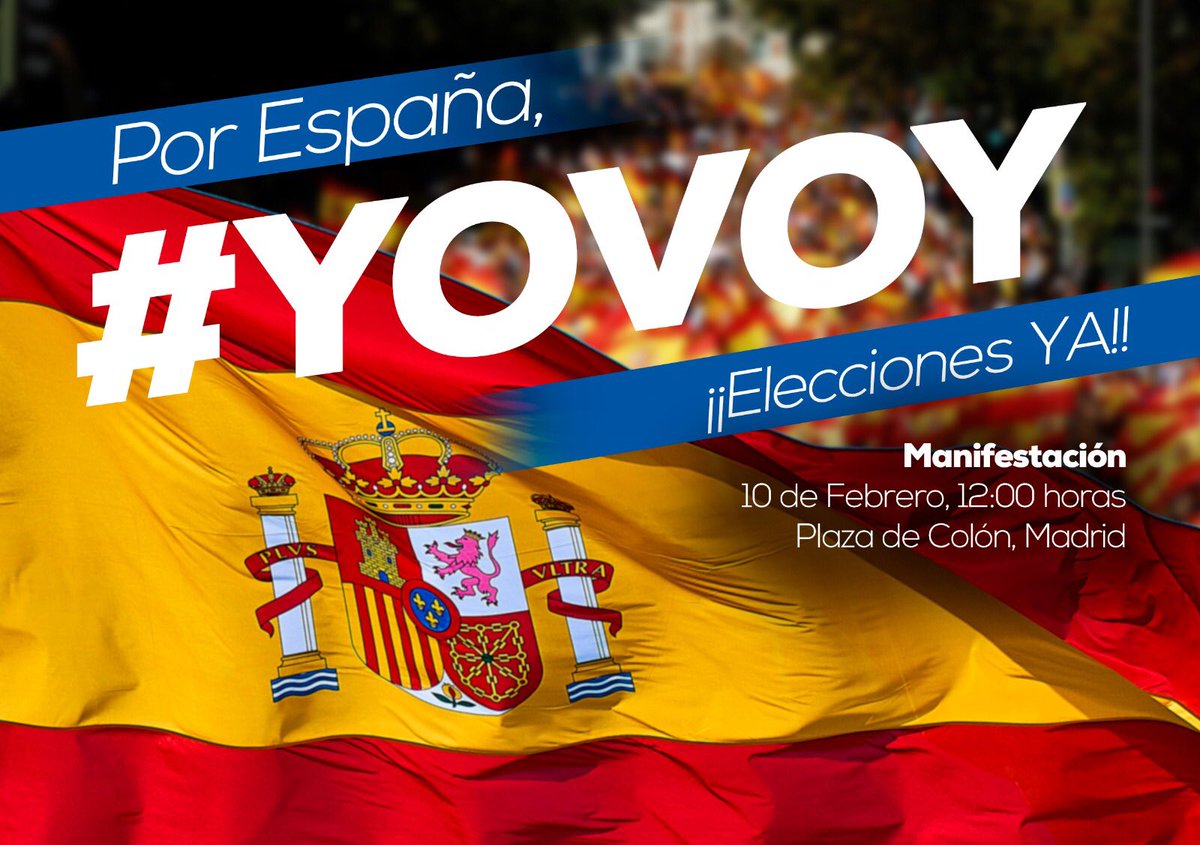 Por España, #YoVoy. Elecciones ya 🇪🇸