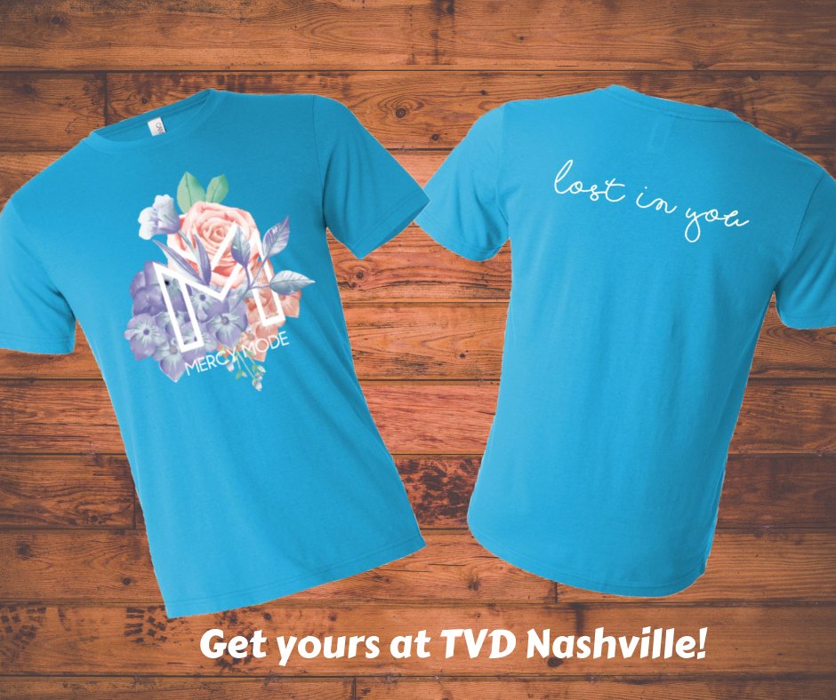 Attention #TVDNashville Fans: We’ve got lots of new Mercy Mode merch and we can't wait for you to see it! ☺️ Some items are limited, so be sure to stop by our table in the vendor room starting Thursday evening! See you soon! 🤠 <a href="/ChaseRColeman/">Chase Coleman</a> <a href="/MicahJoeParker/">Micah Parker</a> #mercymodeband #merch