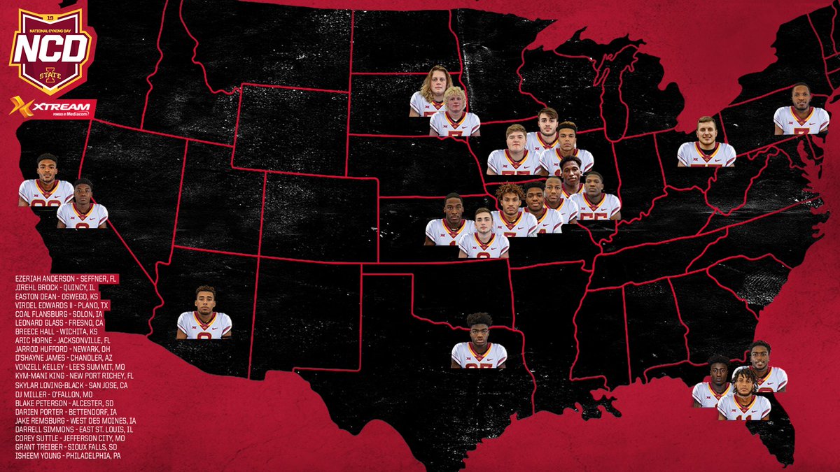CycloneFB's tweet image. The 2019 Iowa State Football Signing Class.

#Cyc19neStandard

🌪🚨🌪