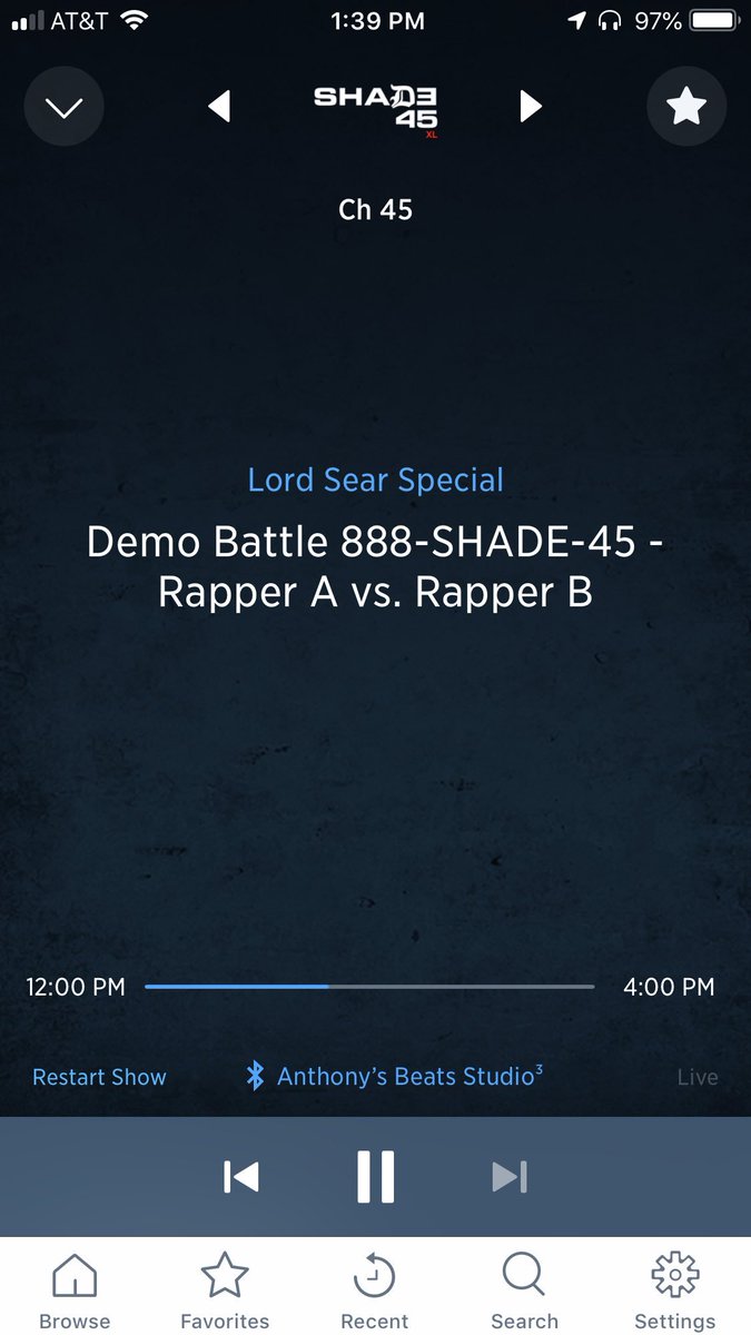 @lordsear #DemoBattle #Shade45 #Streaminglive