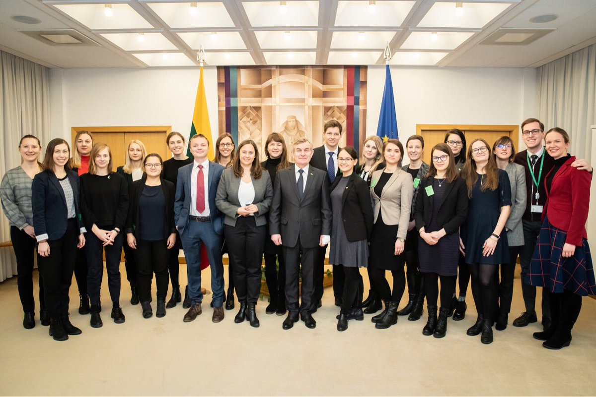 KurkLT's tweet photo. Here are a few moments of what our meeting with Viktoras Pranckietis the Speaker of Seimas looked like! 

#createlithuania https://t.co/xGrVn1Gj35