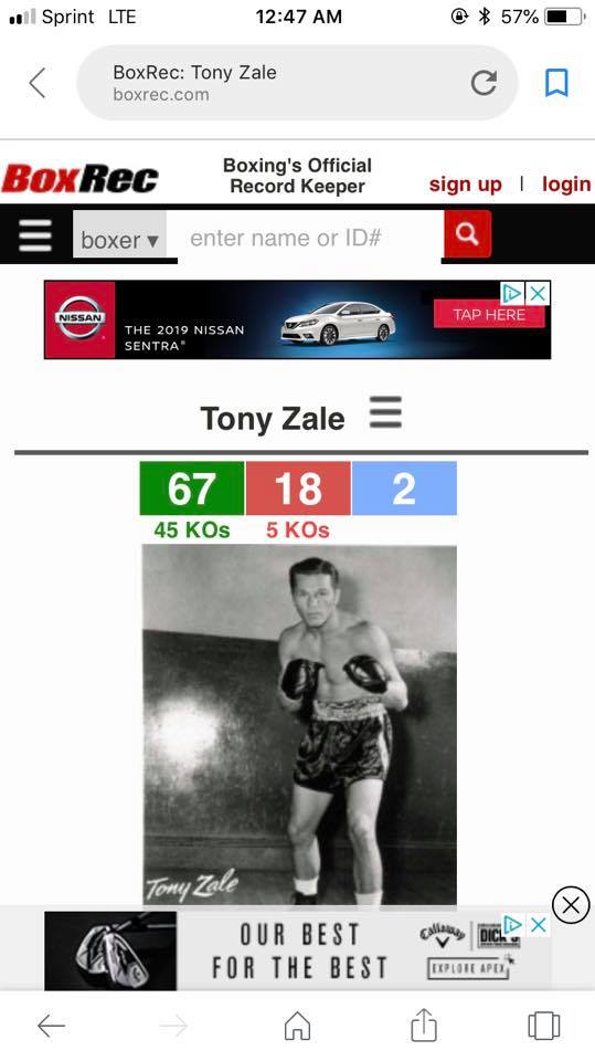 CraigHoukBoxing's tweet image. He is one of the ALL TIME GREATS @BoxerZale  now in Indiana Boxing Hall of Fame  @BOXINGHALLOFAME  @BoxingHall  @BoxingHistory  GaryIndiana.com @indsportstalk  @Pacers  @Colts @IndyStarSports  @indystar  @indyhsscores  @indysportsdaily  @ring10ny  @BestInBoxing .