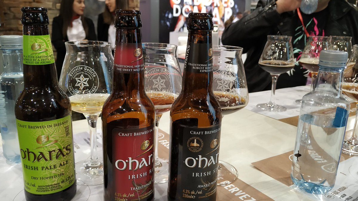 paseargalicia's tweet photo. Unha boa xornada en @XANTAREXPO non pode ser sen degustar cervezas como O'haras coa axuda de @estrellagalicia . Aquí están as 3 cervexas.
@MundoHR
#xantarcumple20
#xantarerestu #Xantar2019 #xantaresti #xantarturvegal https://t.co/fqYXBY8pxm