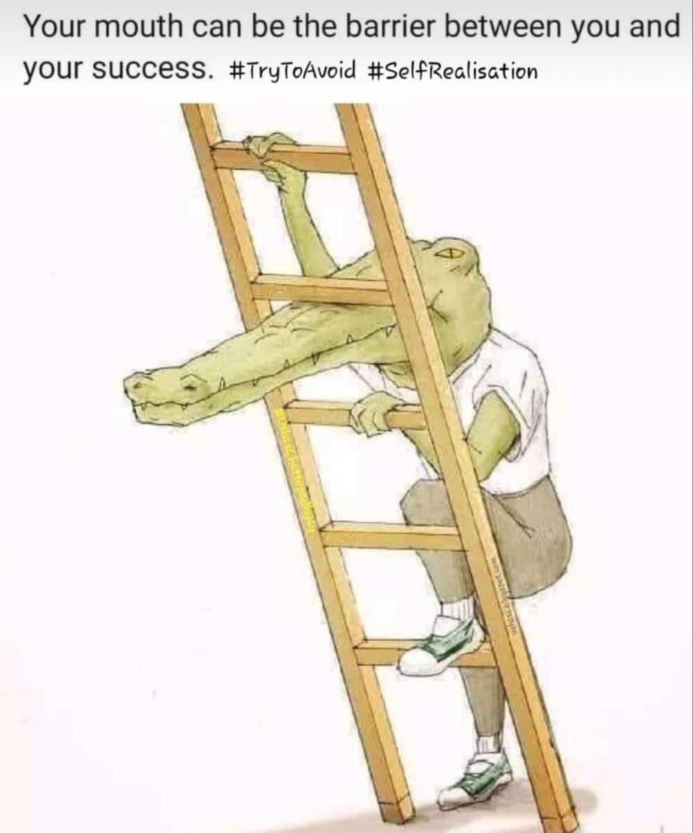 MotivatorUshas's tweet photo. Don't let your mouth become a barrier between you and your success! You better avoid that, cheers!!!
#Polite #Humble #Manners #Barrier #Barrier2Success #Motivation #motivationalquotes #inspirationalquotes #SoftSkillsExperts #MindCoach #ESLTrainer #UshasChattopadhyay #TryToAvoid https://t.co/EKWDoJWICR