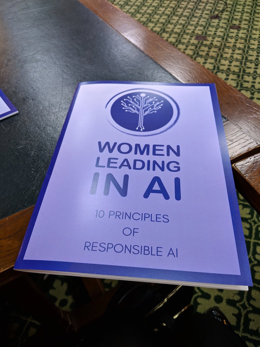 swordstoyoung's tweet photo. Huge congrats to @WLinAI for their event launching their fab #10AIPrinciples and for convening such a great conversation tonight. Thank you for having us 🙌 https://t.co/vx9wokeuld