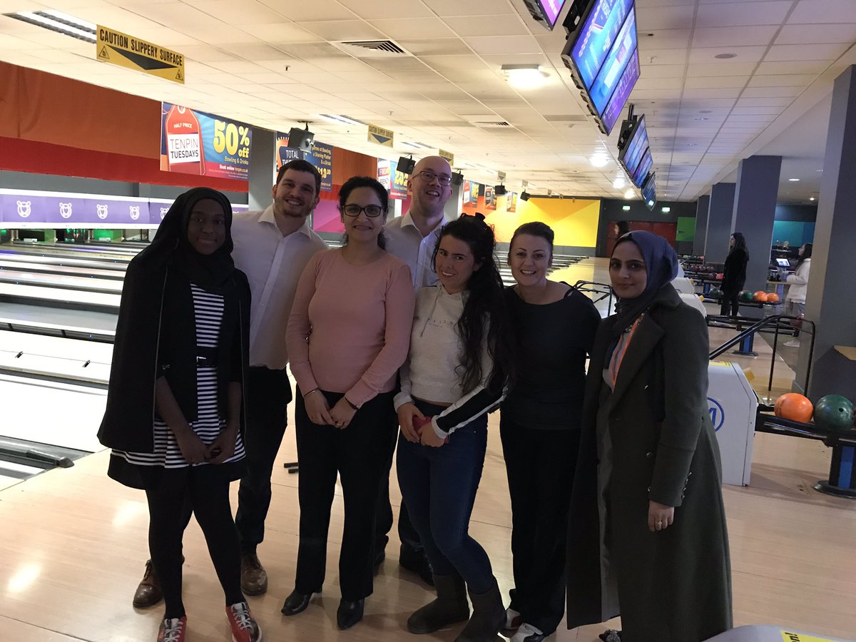 A great night out with the finance team! #bowling #fun #Topscore