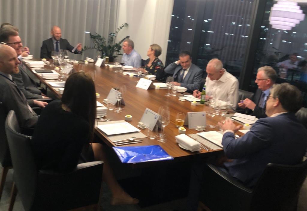 FMPevent's tweet photo. A huge welcome to all our FMP Advisory Board members. Looking forward to our first dinner with some interesting discussions at the @UBS European Headquarters. #AdvisoryBoard #FMP #FacilitiesManagement #Property #FMPEvent #Dinner https://t.co/3Y3ZgKAG3j