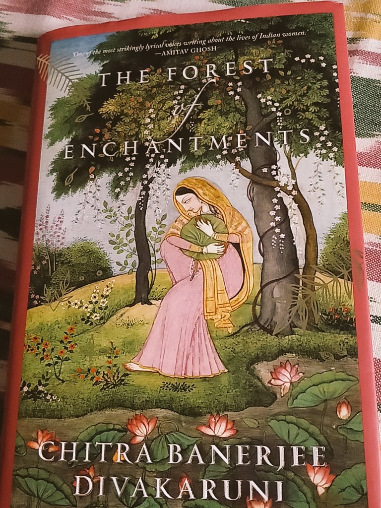 DeeptiAshar's tweet photo. @cdivakaruni reading the forest of enchantments and glued to it..you have beautifully shown a different perspective of sita which seems so real unlike the ideal picture we have been taught all our lives.....half way through waiting to read more https://t.co/3vsVTWAQOg