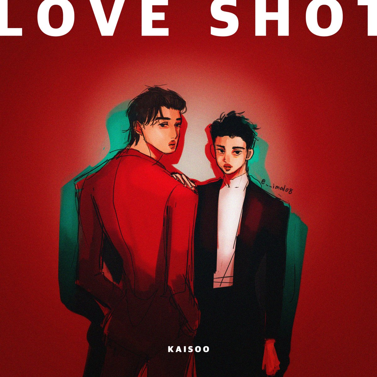 __imal08's tweet photo. #kaisoo It's the love shot https://t.co/bqorzYdaN4