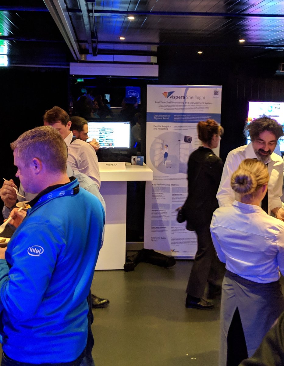 Showcasing @visperaco #ShelfSight - a real-time retail shelf monitoring and management system at Intel Integrated Systems Event #IntelAtISE 

youtu.be/iAEjWZm5nAo