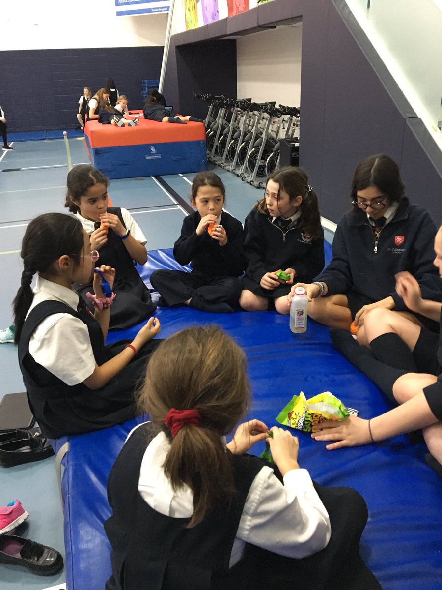 learningSCS's tweet photo. Breathing Buddies in action. Grade 8s @SCS_Clementines getting to know their Grade 1 and 2 buddies and doing mindful activities. https://t.co/smk2EP1WIv