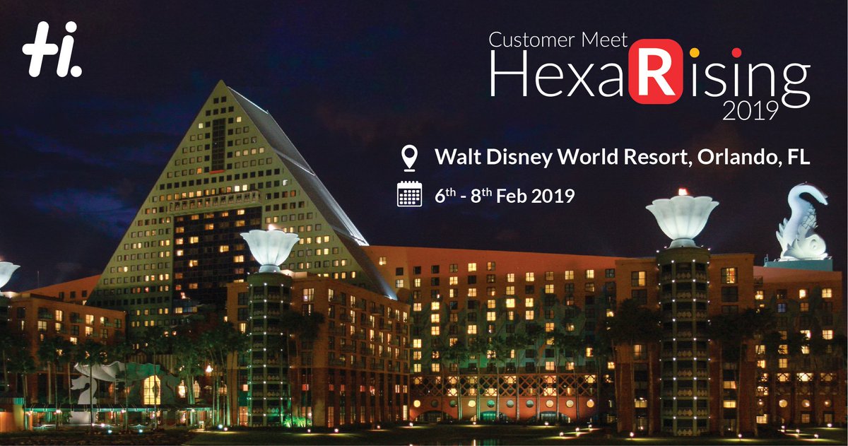 HexawareGlobal's tweet photo. #HexaRising2019, Our largest #CustomerMeet, is set to kick-off shortly at the luxurious Walt Disney World Resort #AutomateEverything #CloudifyEverything #TransformCustomerExperience https://t.co/e7SqctGRPy