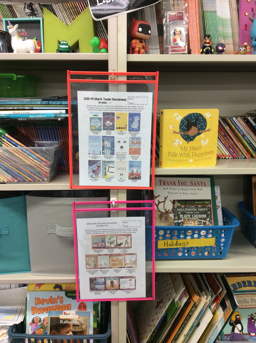 lmuellerTMP's tweet photo. @SRauschCPS  we are ready for the Show Me Nominees reading challenge!  #firstgade #cpsbest #kidlit #readallthebooks #ShowMeReaders https://t.co/IKKhLNgibE