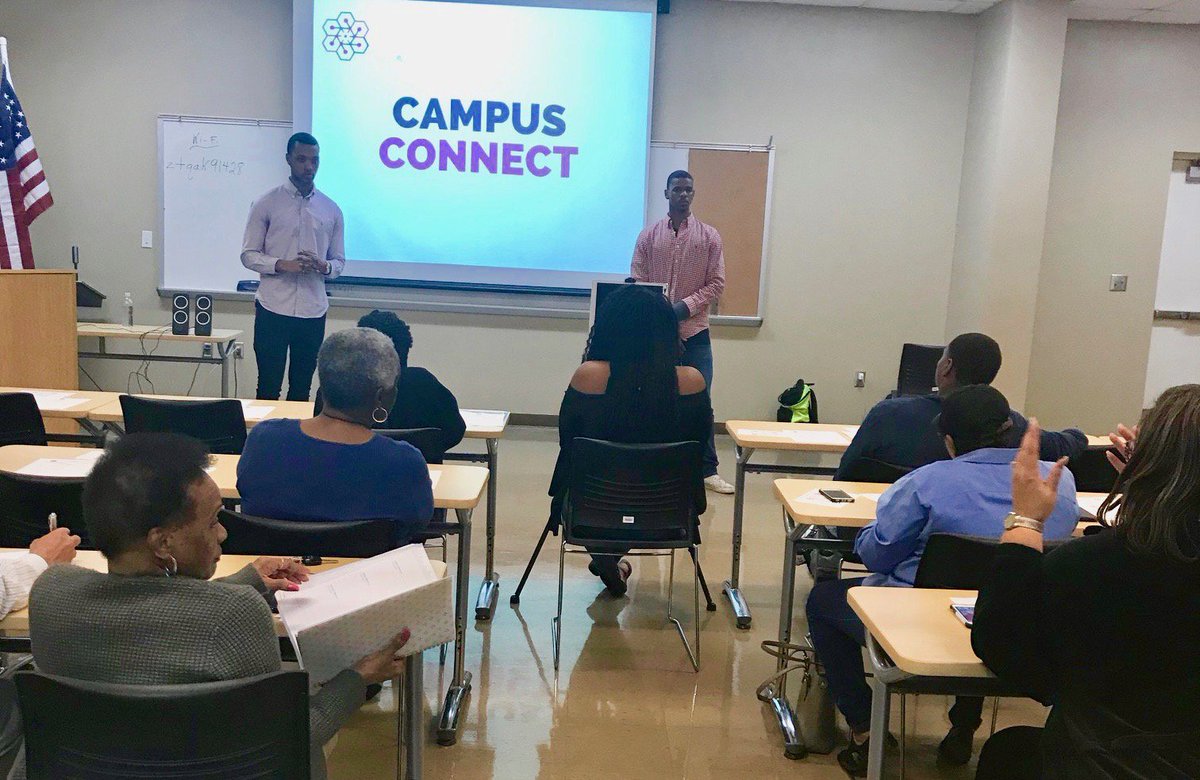 TuskegeeChamber's tweet photo. Malachi Ards and Henry Moses got great feedback at their pitch practice...@TuskegeeChamber https://t.co/6qeLhntSS3