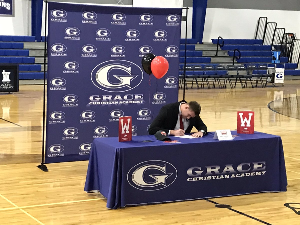 Congratulations to @wsd95_wes for signing with <a href="/WKUFootball/">WKU Football</a> this morning! We are so proud of you, Wes!