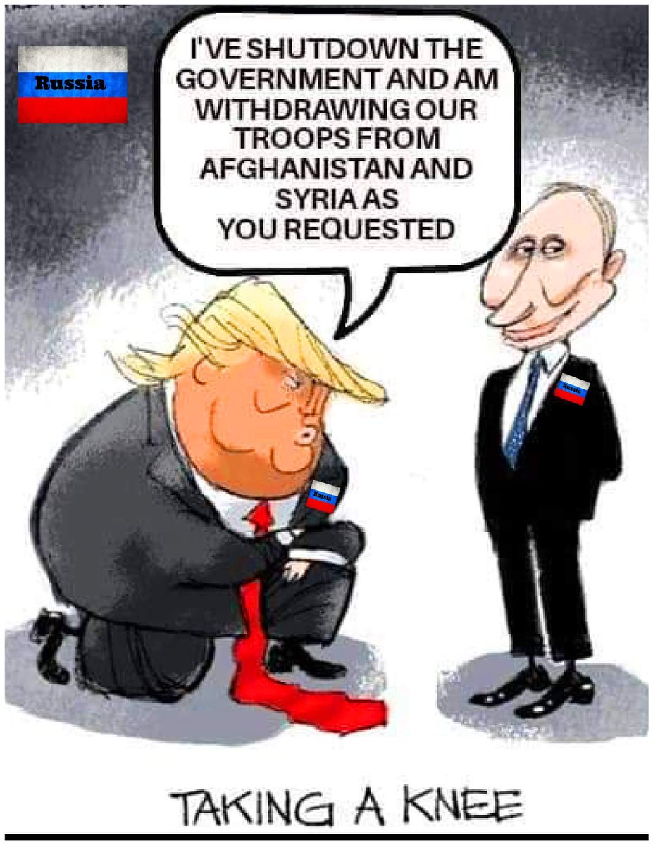 alljoy's tweet photo. @BPC_Bipartisan He's Clearly a #RussianAsset Look at EVERY person's role From the Beginning of His Campaign His Firing of Director Comey Then Entertaining the #Russians in the #OvalOffice An #ObstructorOfJustice https://t.co/FBCQPRVgqE