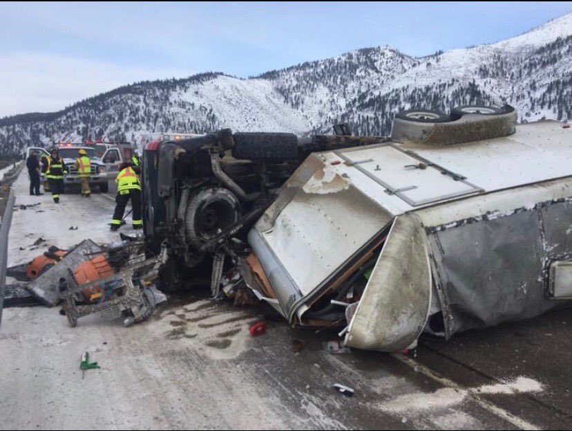 Missoula Rural Fire District has been busy this morning responding to numerous vehicles accidents attributed to the slick road conditions. Please slow down and #ArriveAlive!  #slowdown #BuckleUp