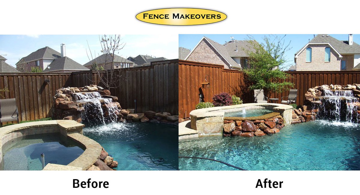 FenceMakeovers's tweet photo. Who says you need a new fence for a backyard makeover?! At #FenceMakeovers our motto is "Don't pay more. Just restore!". Visit our website for your free estimate today at https://t.co/1EeCxDmCtL! #Fences #FenceStain #FenceRemodeling #BackyardMakeover https://t.co/nxnKzkRHtO