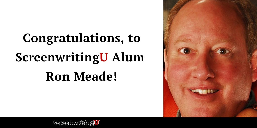 ScreenwritingU's tweet photo. Congrats, to ScreenwritingU Alum, @RonMeade55 , for having his screenplay optioned! Read more about Ron's deal and other @ScreenwritingU success stories here: https://t.co/pnUyIKiJgv

#screenwriting #writer #writing https://t.co/AneEG5jy6a