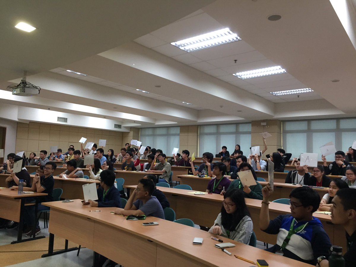 dlsushssc's tweet photo. ICYMI:
ID 117 & 118 from STEM, ABM, HUMSS, and ADT compete with their fellow strand-mates during the Quiz Bee Preliminaries on the 2nd day of #StrandFest2019. https://t.co/Y9JWjZ2MPq