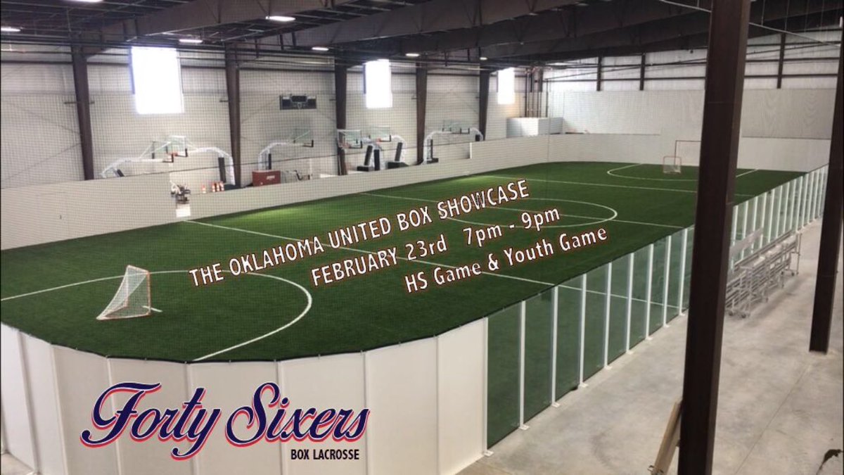 1st Annual OK United BOX Showcase. February 23rd @TitanSportsComplex from 7-9. Two Games, one older, and one younger. Jersey provided. Grades 2019 - 2025 represented. MSG <a href="/OKunitedLAX/">OK United Lacrosse</a> or <a href="/_AjAnderson/">Aj Anderson</a> for more details! #TheU #StickStarHabits