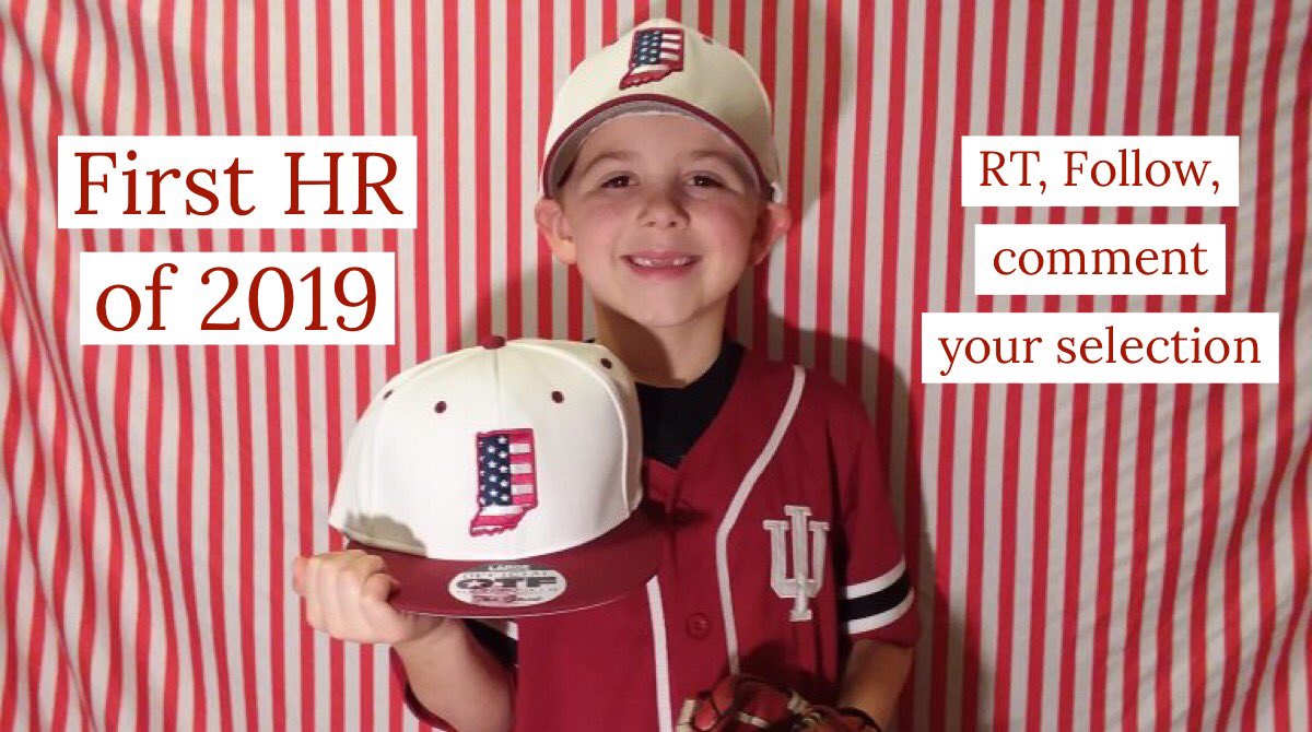 ⚪️🔴⚾️Drew wants you to have this hat. It’s going to someone who can predict the first Hoosier Baseball home run of 2019. Just RT, be following the account and enter your selection in the comments. All winners will be entered in the drawing. #iubase