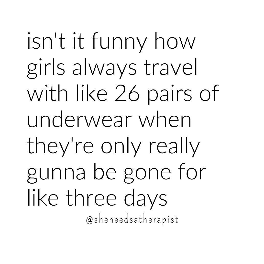 sheneedsa's tweet image. tag a friend that always overpacks 😂

#relatable #relatablestuff #relatablethoughts #relatablefunny #relatablememes #girlfriendsbelike #girlfriendproblems #girlfriendprobs #omgfacts #funnymeme #funnyaf #sotrue #memes #memesdaily #memestagram #memesfordays #memesareme #memeslut