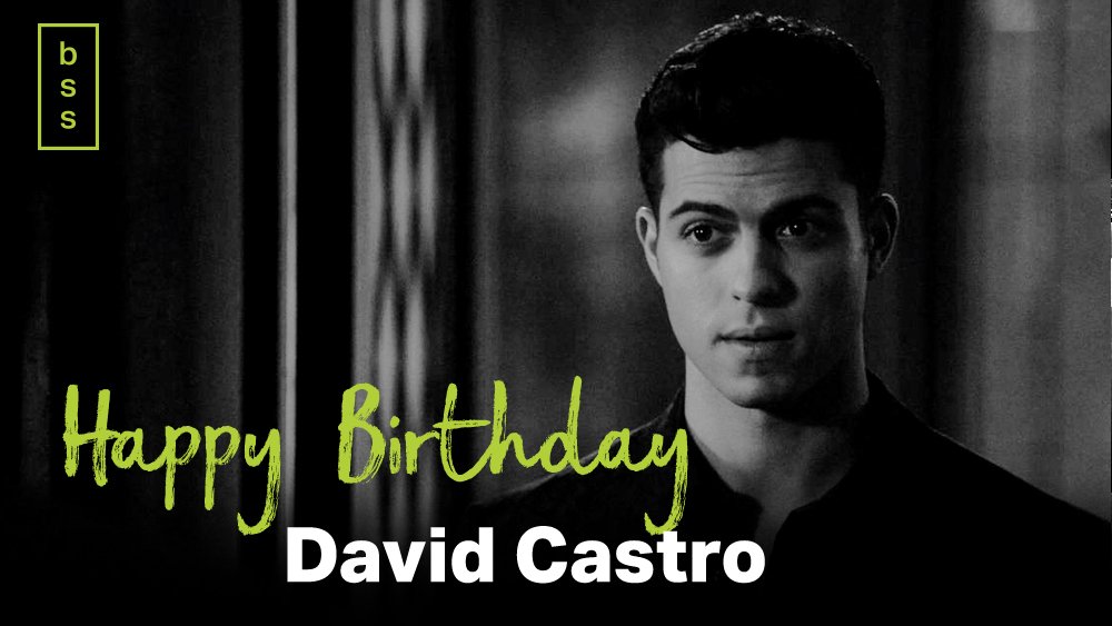 Happy Birthday David Castro! We hope to see you in season 3B! 