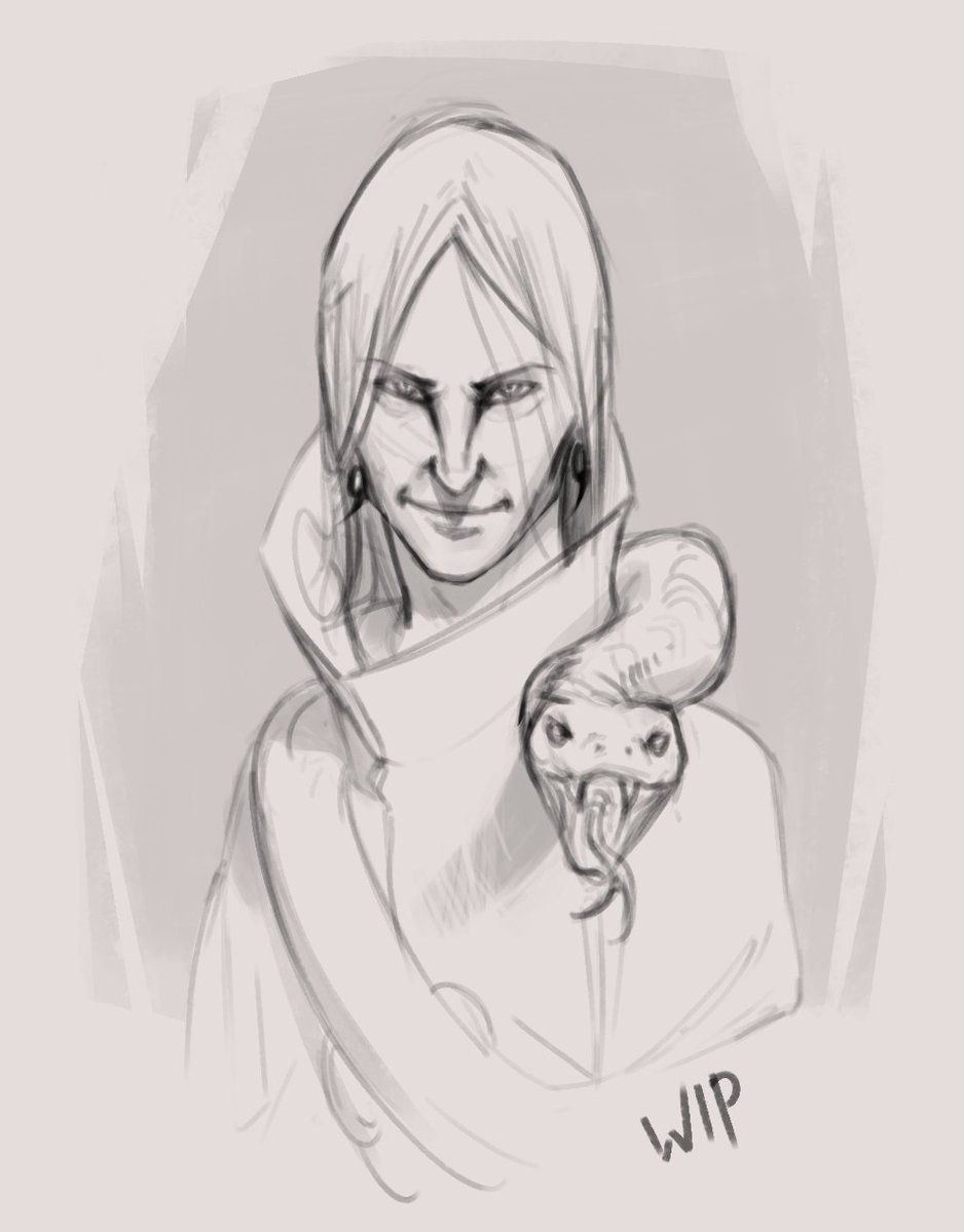 MaxBConceptArt's tweet photo. Quick #painting in-between other projects :)
Rarely do #fanart but oh well, #orochimaru / #oroshimaru from #naruto it is!
#illustration #drawing #digitalart #portrait #manga #snake #dark #pale #akatsuki #masashikishimoto #boruto #art #instaart #sketch #commissionopen #artforsale https://t.co/y1hToXPOej