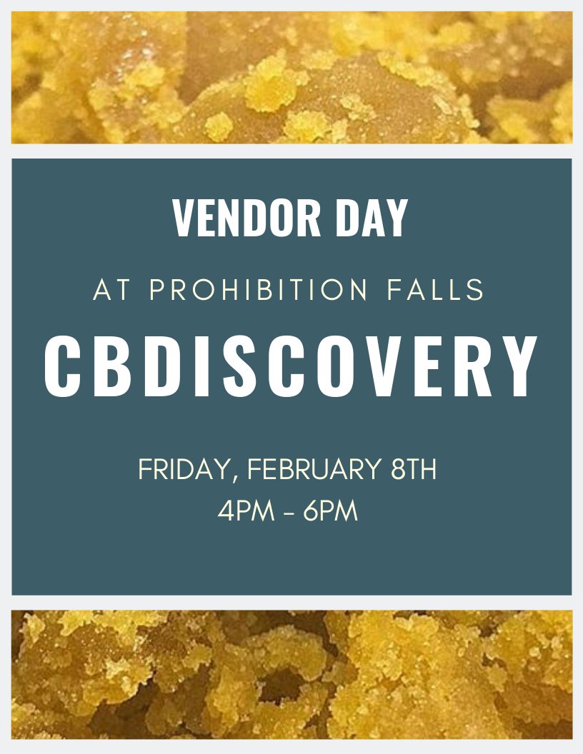 ProhFalls420's tweet photo. ☺️Hey Folks! This Friday we will have reps from @highdesertpure and @CBDiscoveryOR in house! Come on in and check it out! https://t.co/glw6vQbTpc
