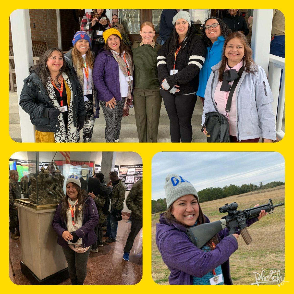 ZuleMma23's tweet photo. Una experiencia inolvidable... PR dice presente en el Marine Educator's Workshop 2019 @ParrisIsland @MCRDPI #marinecorps #proud #semperfidelis #PR #Ponce #hardcorediscipline https://t.co/Bgux0gpmDi