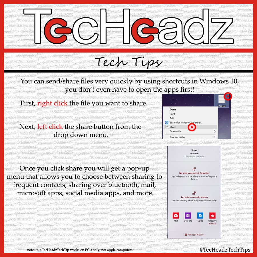 Techeadz's tweet photo. #TecHeadzTechTips #computers #geek #computerrepair #sysadmin #tech #malware #computing #general https://t.co/bwm8YNzYnF