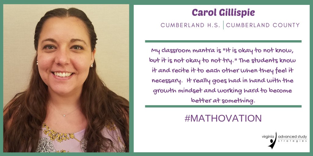 VaEdStrategies's tweet photo. Look who is INNOVATING math: Carol Gillispie is one of 30 #RMIN teachers across the state who are participating in our federally funded i3 grant project. #MATHOVATION @EWilliamsJr @cucps_supt @CuCPS https://t.co/VaSqQnlWa0